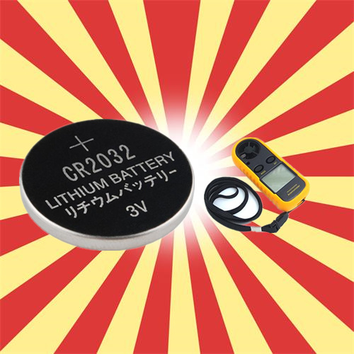 Cr2032 Lithium Battery for Digital Wind Speed Scale