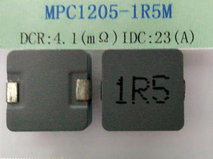 Power Inductor, 1.5uh, Temperature Rise Current=23A, Size: 13.8*12.5*5.0mm, DC/DC Converters