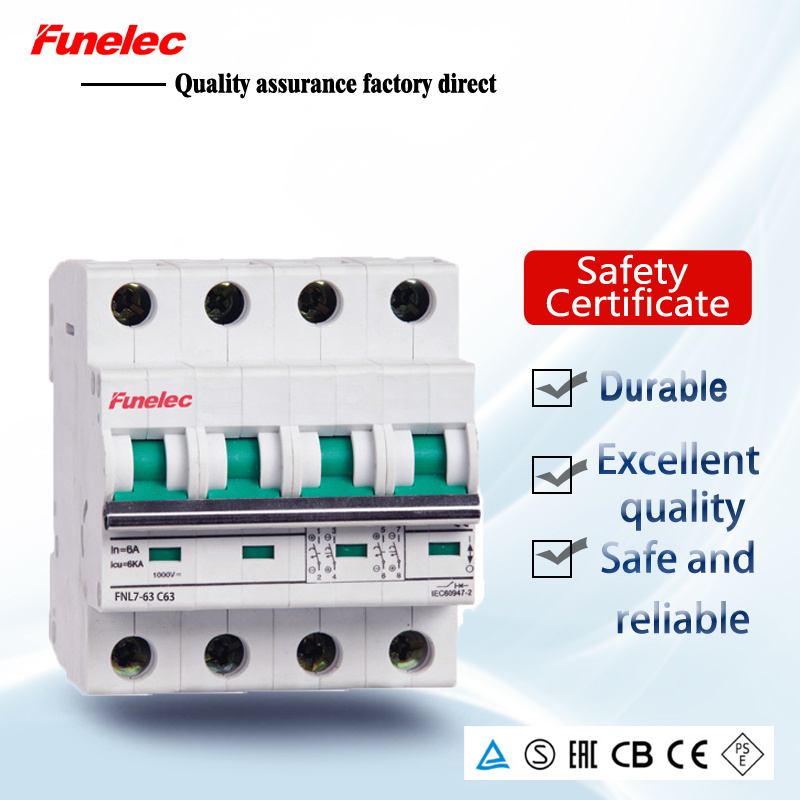 4p 25A 1000V Circuit Breaker DC MCB