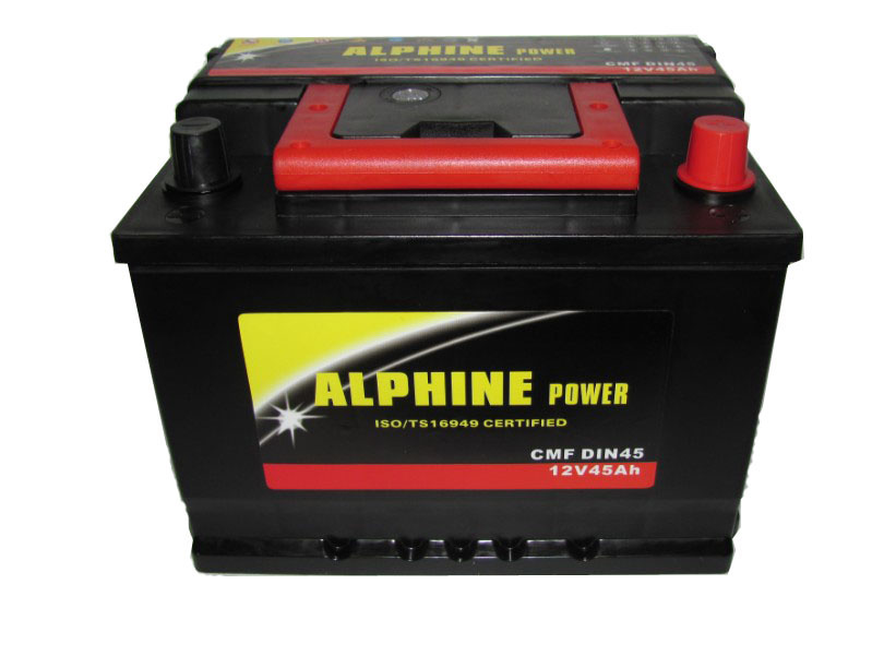 DIN45 12V45ah Mf Car Battery/ DIN Auto Battery/ Mf Storage Battery