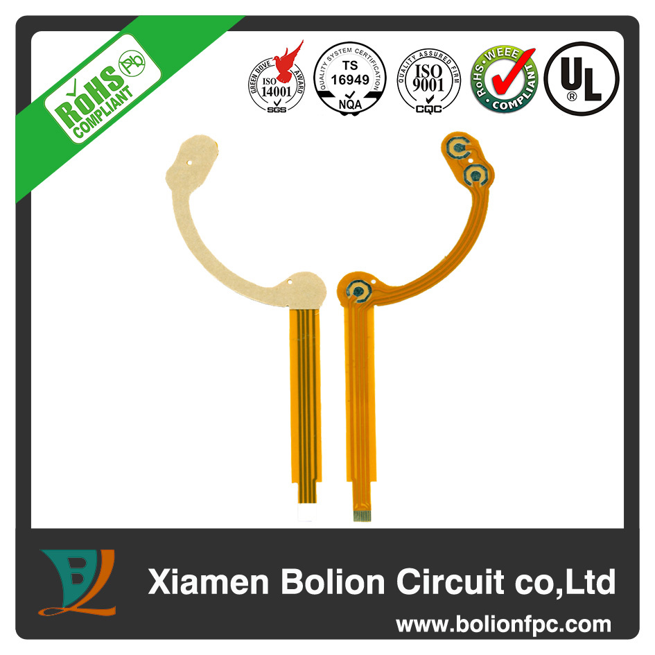 Irregular-Shape Single-Sided Rigid Flex Circuit Board