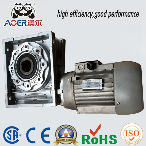 3 Phase AC Worm Gear 1100W Electric Motor