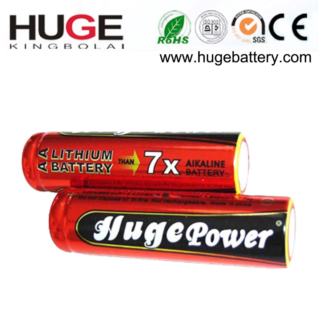 1.5V AA Size Lithium Iron Battery for Camera (FR6)