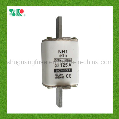 Nh1 (NT1) 125A LV HRC Knife Type Fuse Link
