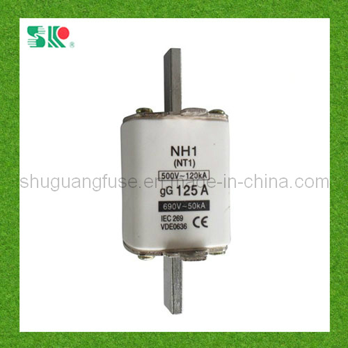 Nh1 (NT1) 125A LV HRC Knife Type Fuse Link