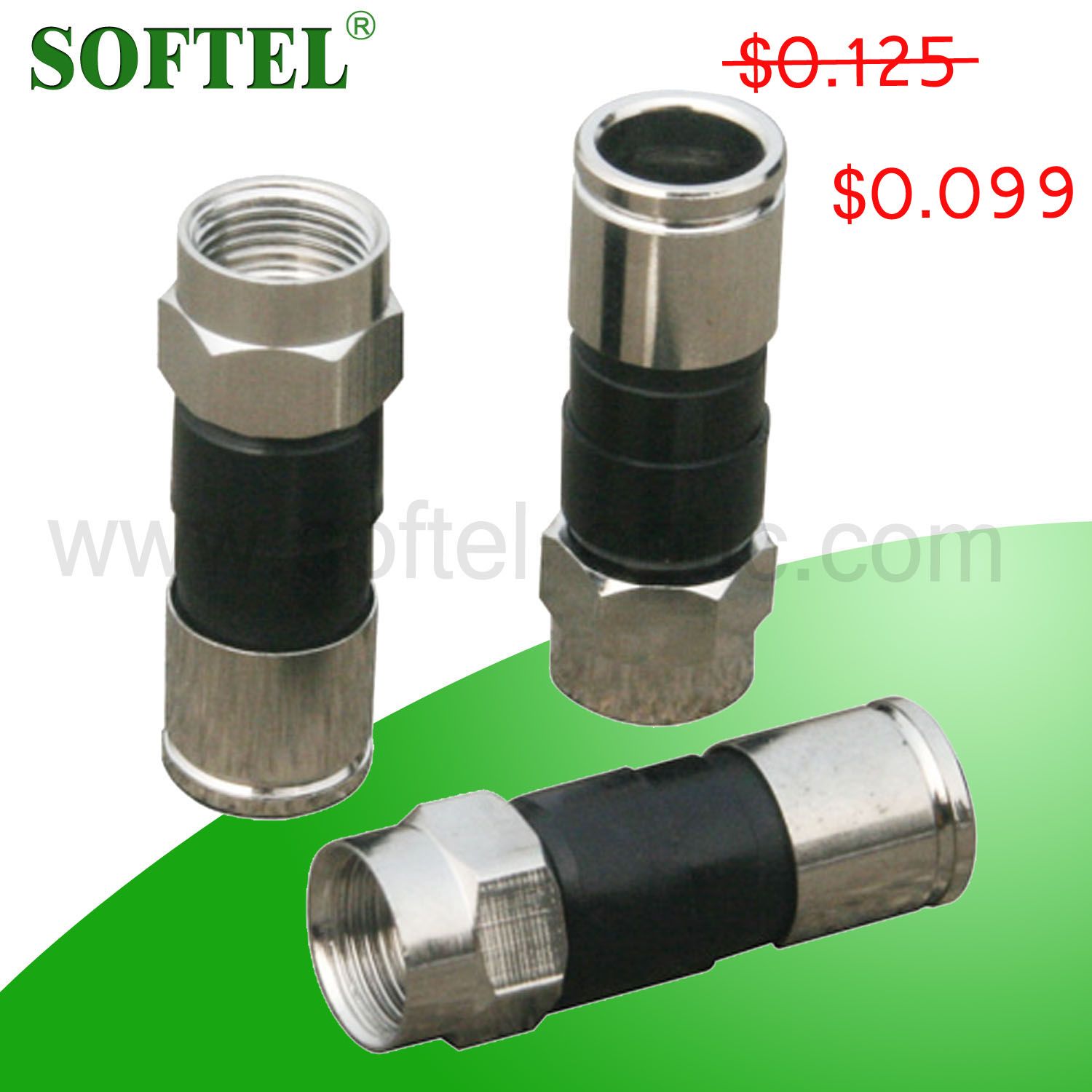 Coaxial Cable Compression Connector F Type