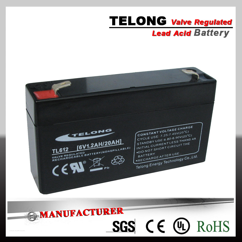 6V1.2ah Rechargeable Power Battery for Electronic Scale