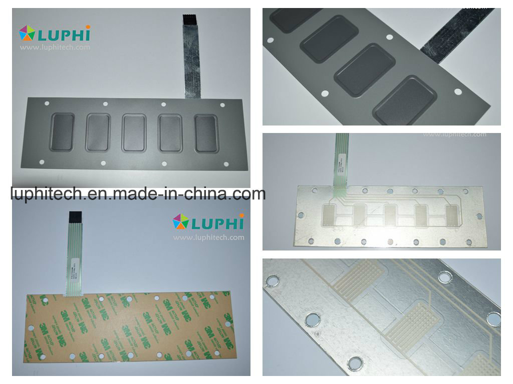 Electric Shield Rim Embossed Buttons Membrane Switch (MIC-0089)