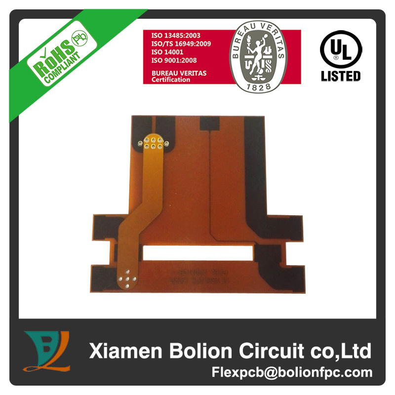Double-Sided Flexible PCB with Aluminum Stiffener