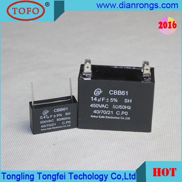 Four Pins Cbb61 Ceiling Fan Capacitor
