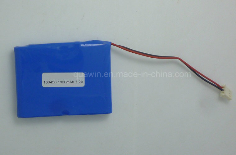 103450 7.2V 1800mAh Lipo Battery Pack