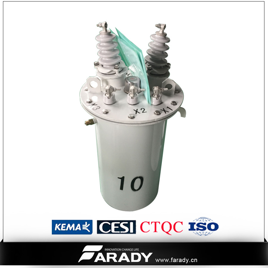 Oil Immersed 10kVA Single Phase Electric Transformer Pole