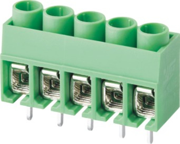 PCB Screw Terminal Block with Self-Extinguishing Material (WJ167-5.0/10.0)