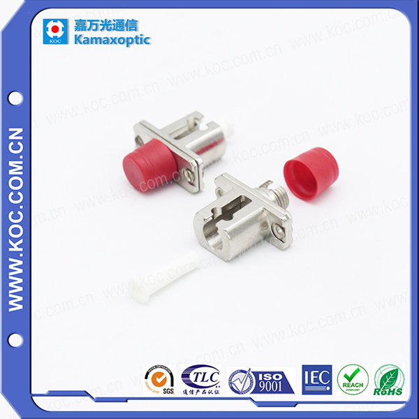 Hybrid Simplex Singlemode Fiber Optic Adapter