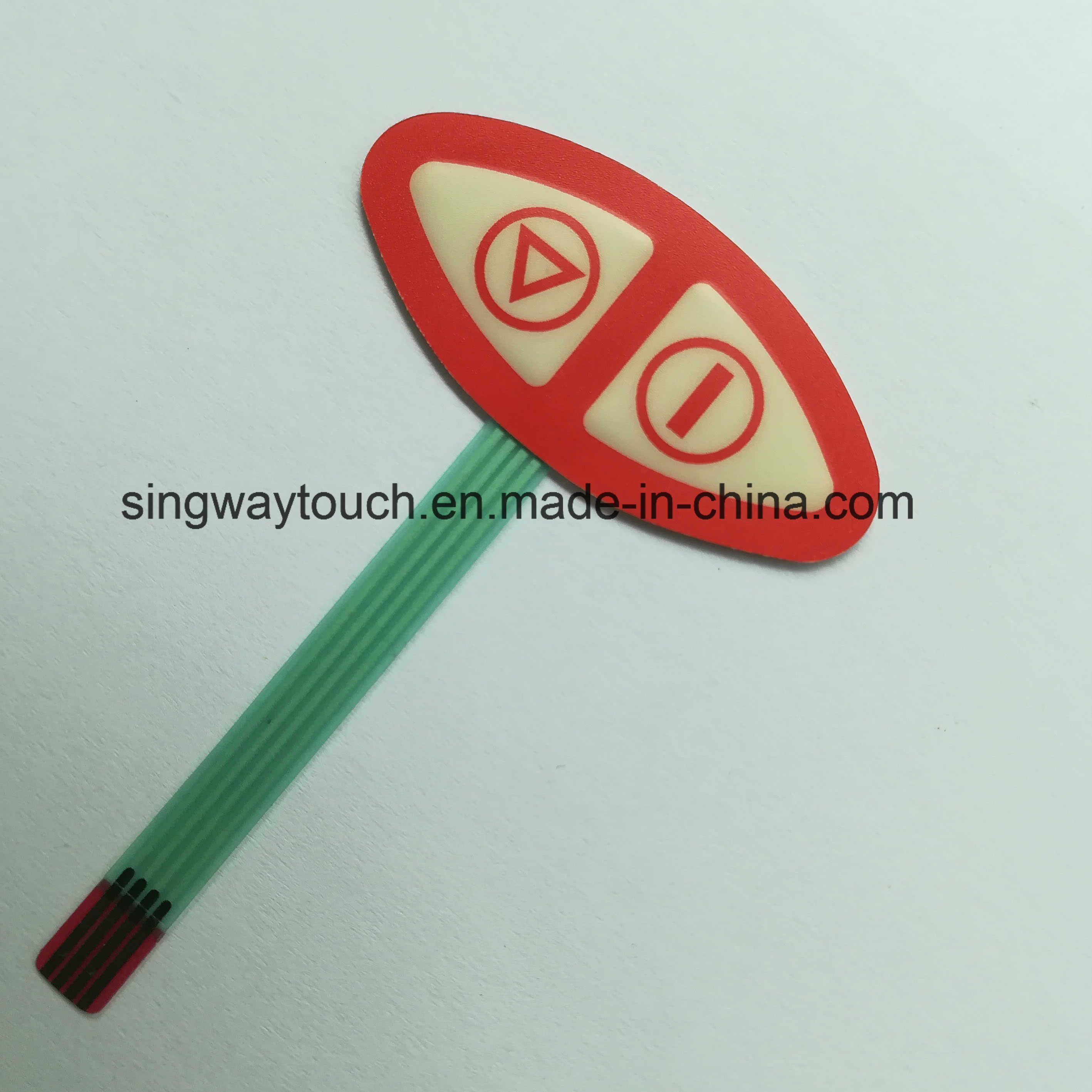 Gradual Color Change Multi Button Tactile Membrane Switch