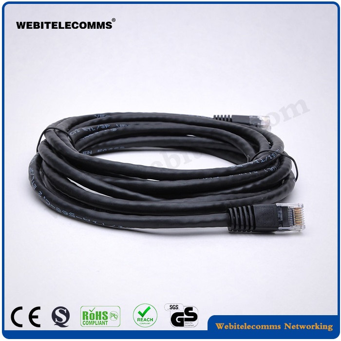 CAT6A Jumper Cable 4*2*7/0.2cu UTP Network Patch Cable