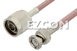 N Male to BNC Male Cable