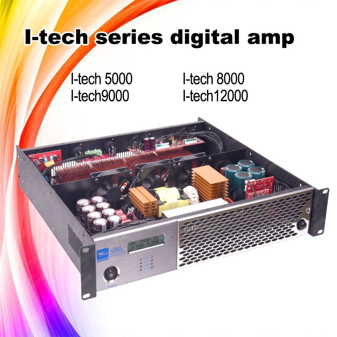 I-Tech12000 Class HD Extreme Professional High Power Amplifier