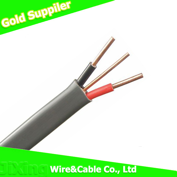 Double PVC Jacket Flat Copper Wire for Sale BVVB+E