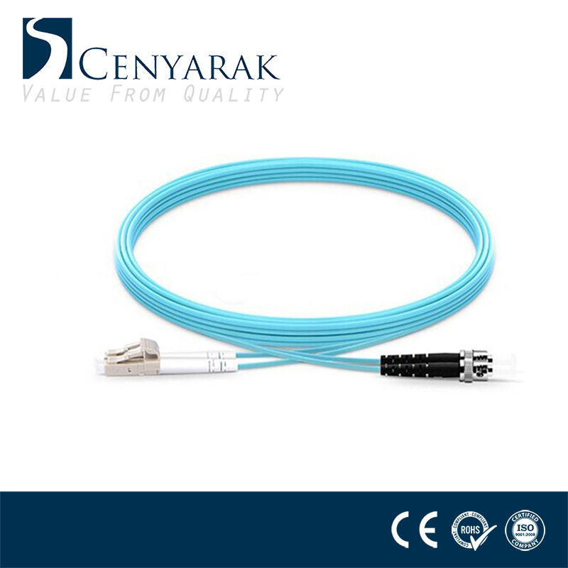 Fiber Optic LC to St Duplex Multimode Om3 10g Patch Leads