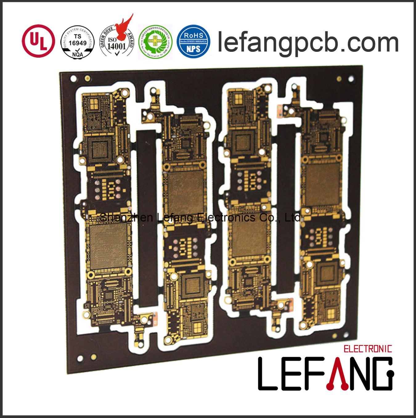 HDI PCB Board for Mobile Phone Mainboard