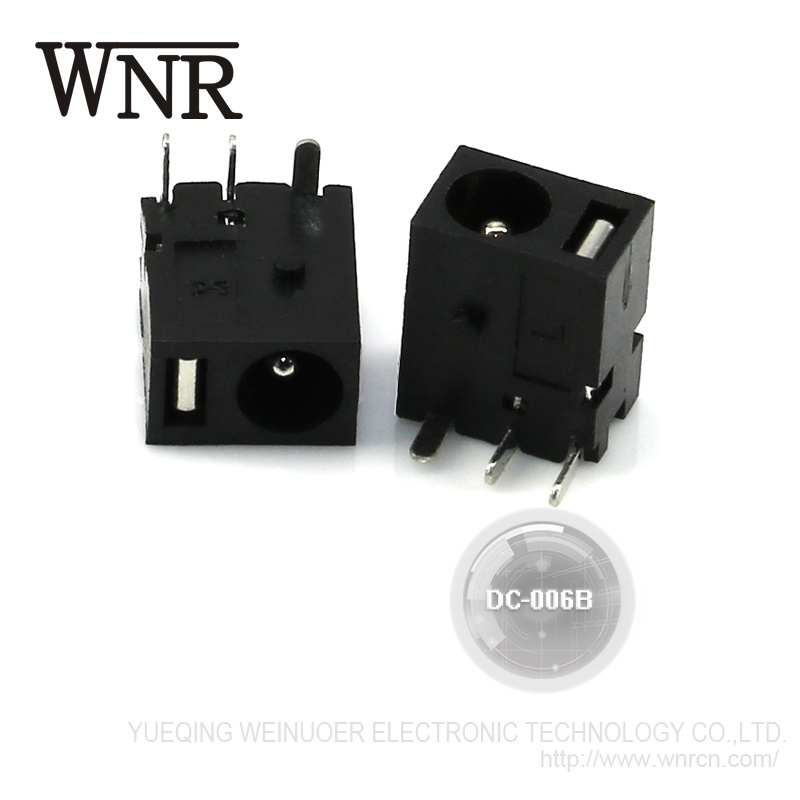 Wnre Mini Female DC Power Jack 3 Pin DC-006b DC Jack