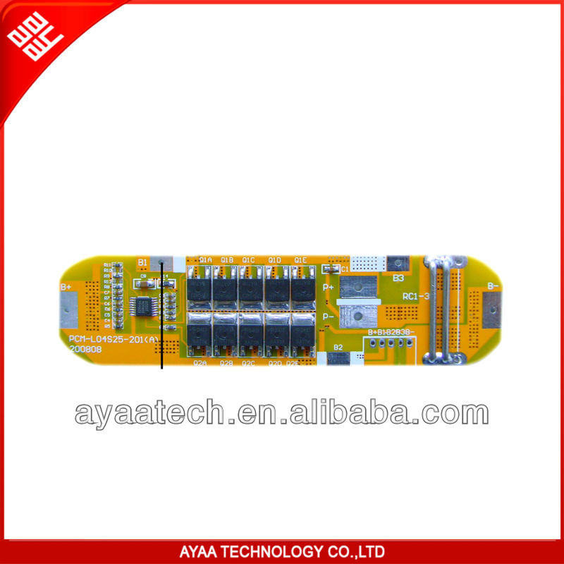 BMS 12.8V for 4s Li-ion /Li-Polymer LiFePO4 Battery