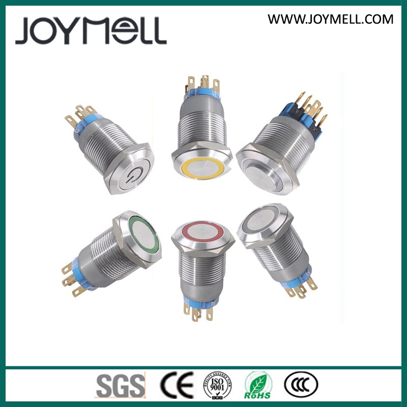 IP67 Electrical 2 Position Push Button Switch