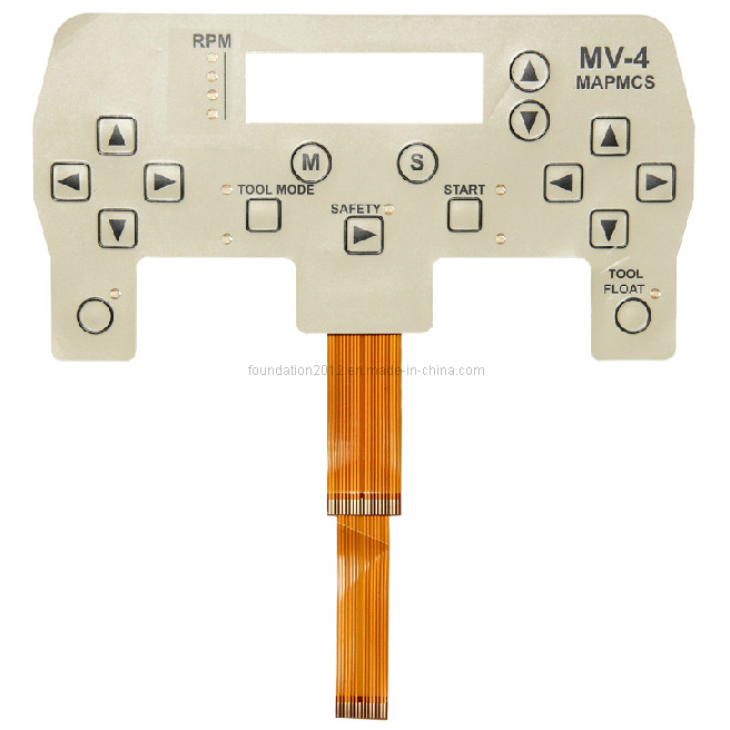 Tactile Control Keyboard Panel Membrane Switch