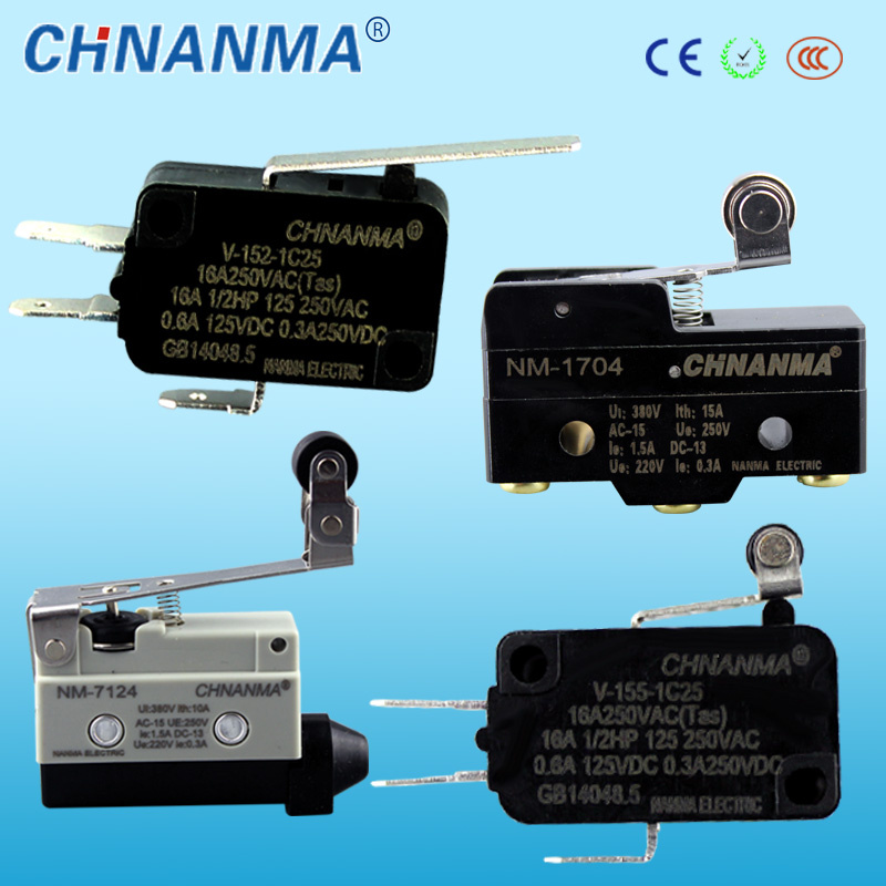 Towei 16A Black Micro Switch (V-152-1C25)