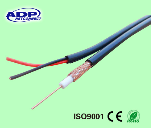 Rg59 0.81CCS+2c*0.5mm2 CCTV Cable