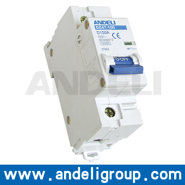 4 Pole 100AMP MCB Miniature Circuit Breaker (DZ47-100)