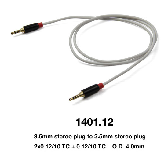 Aux Cable Mini 3.5mm Stereo to Mini 3.5mm Plug (1401-12)