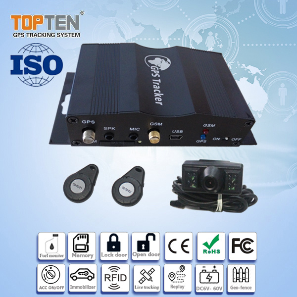 GPS Car Tracker with Camera, RFID Reader with Fuel Monitoring Tk510-Ez