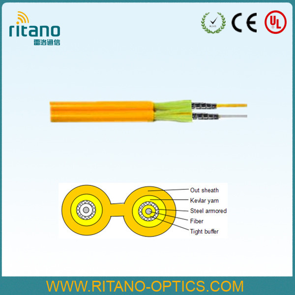Duplex Zipcord Armored Indoor Corning Cable