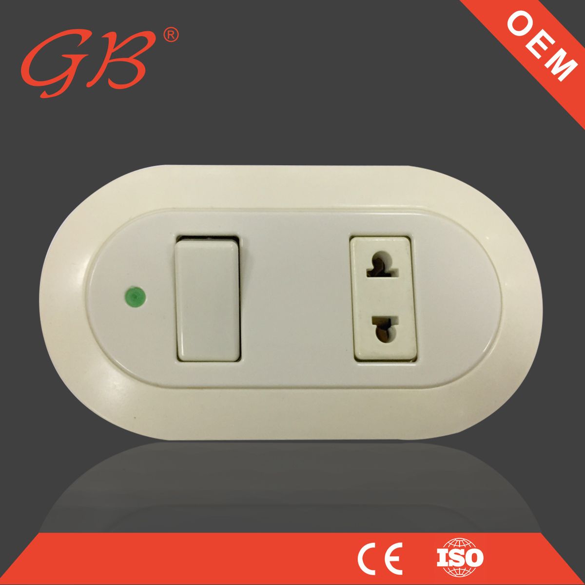 America Style Wall Switched Socket