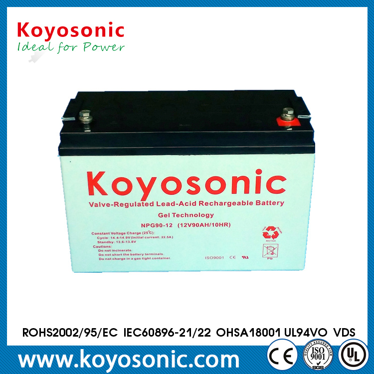12V 90ah Solar Generation Solar Power Gel Battery