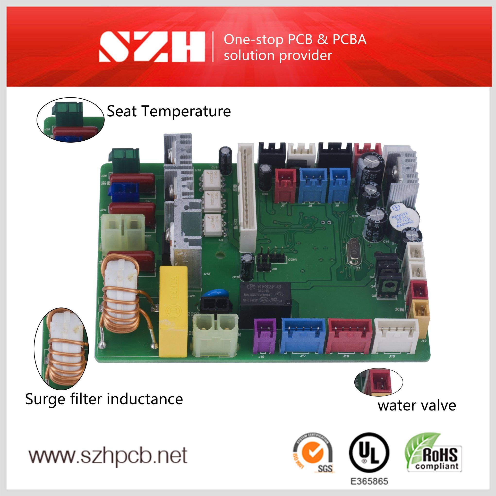 Double-Sided Electronic Bidet PCBA Board
