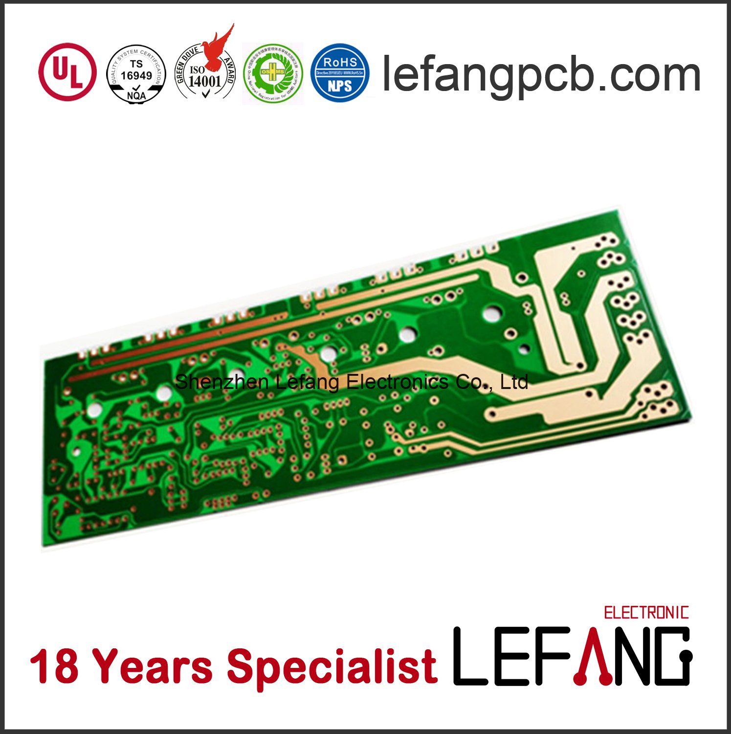 8 Layers Enig Blue Solder Heavy Copper Circuit Board PCB