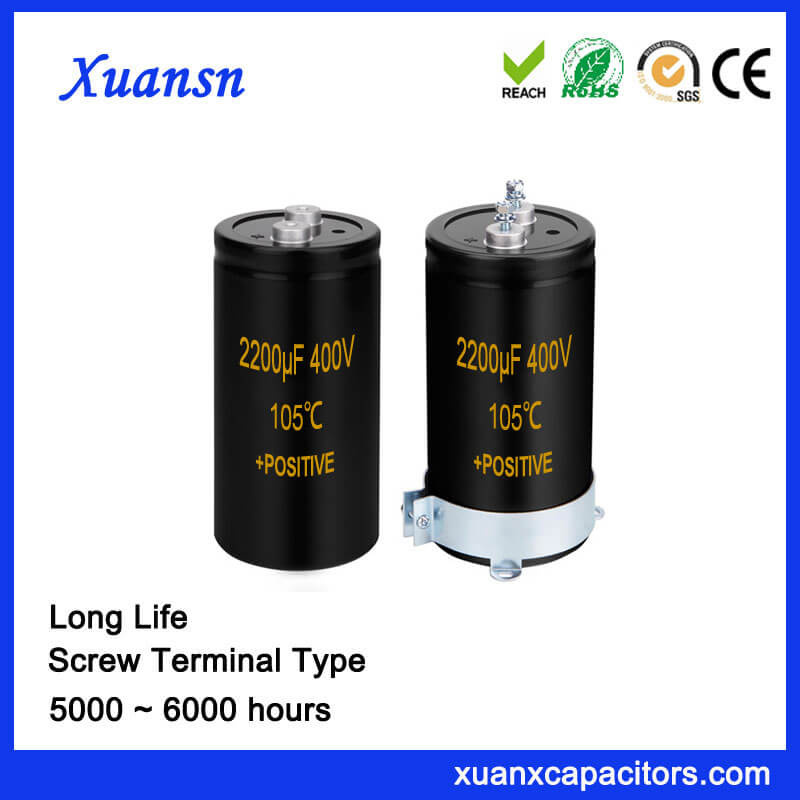 Screw Terminal Type Electrolytic Capacitor 2200UF 400V