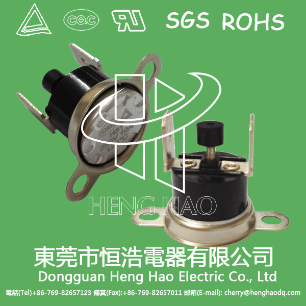 Plastic Manual Reset Bimetal Thermal Switch