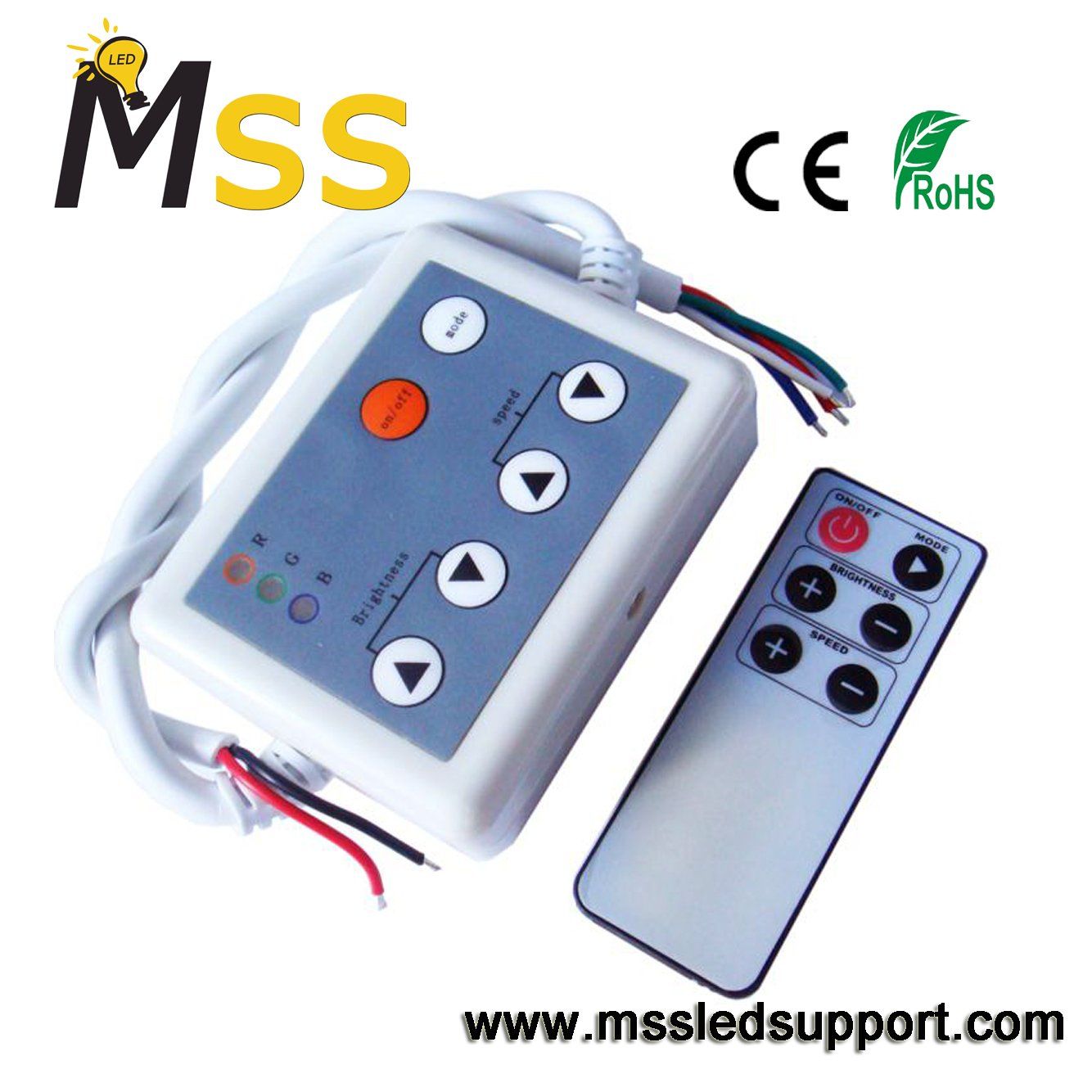 Long Warranty LED RGB Controller with Remote Ce RoHS