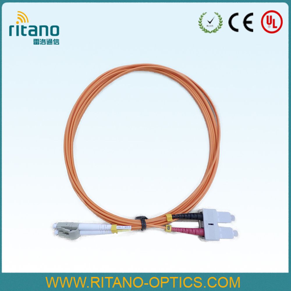 mm Duplex 50/125 LC-Sc FTTH Optical Fiber Patchcord with Good Quality