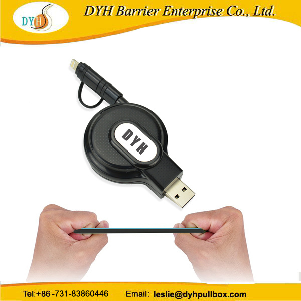 Single Side Pull out Retractable Mechanism, Hi-Speed USB Mini Retractable Cable Reel