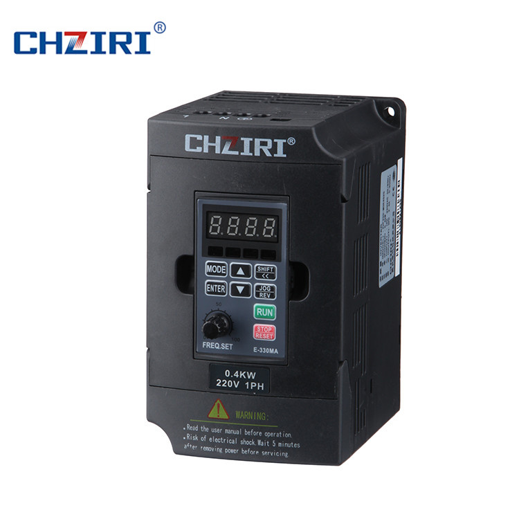 Chziri 1HP 0.75kw AC Drive with Built-in RS485 Port Zvf300-G0r7t4MD
