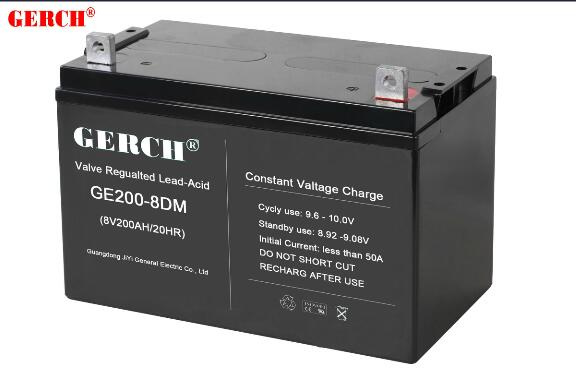 8V200ah Golf Cart, Deep Cycle Solar System Battery Traction VRLA Battery