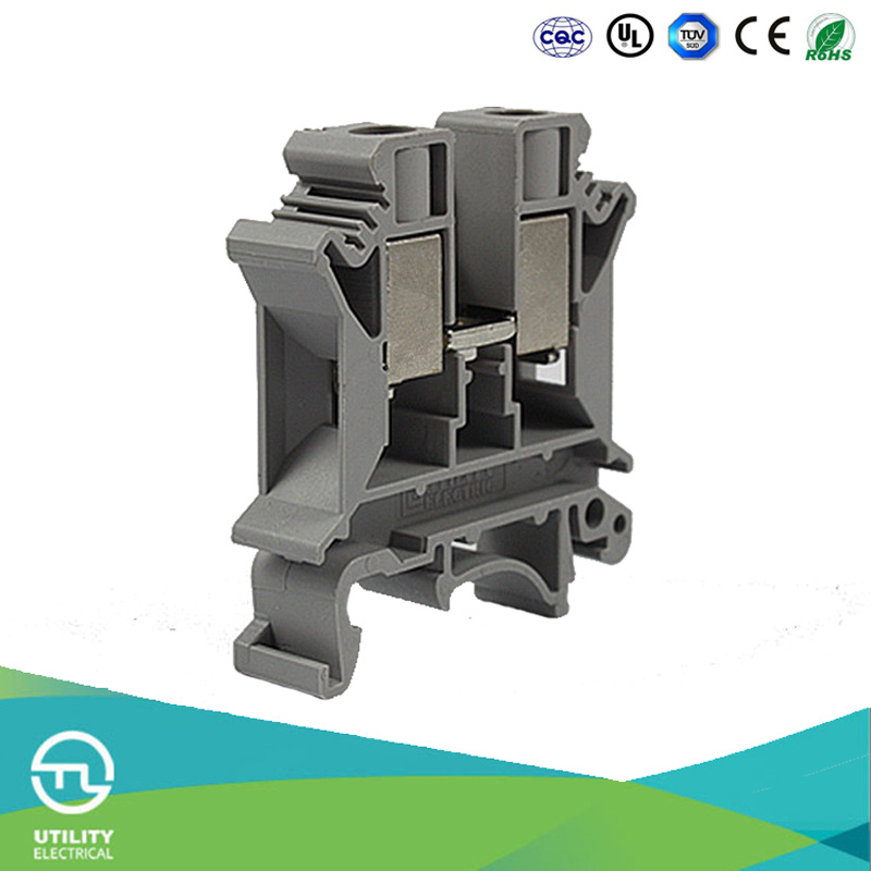 Dinrail Screw Terminal Block Jut1-10 Connector UK10n