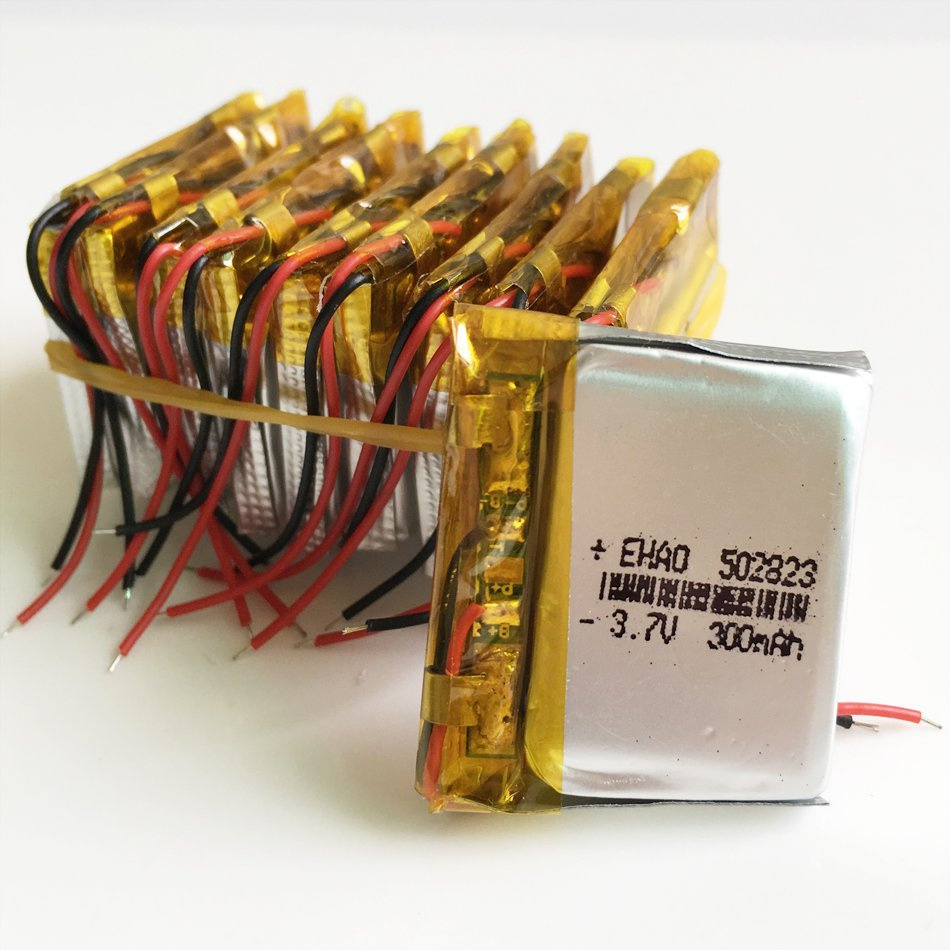 502823 3.7V 300mAh Lithium Polymer Battery for E-book Bluetooth Headset