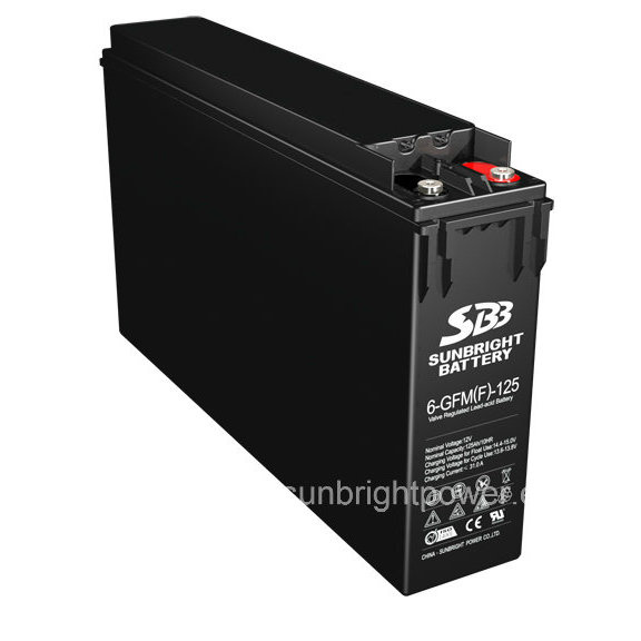 Front Terminal Battery 12V125ah with CE RoHS UL