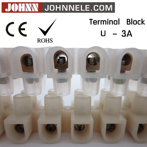 Black 12p Electrical Terminal Block